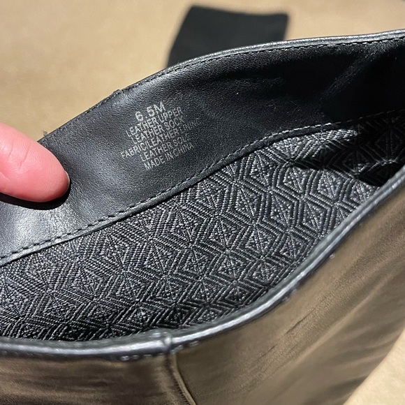 Antonio Melani Black Tall Boots, NWOT, 6.5 - Picture 4 of 5